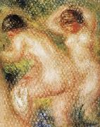 Pierre Renoir Seated Nude (detail) oil painting